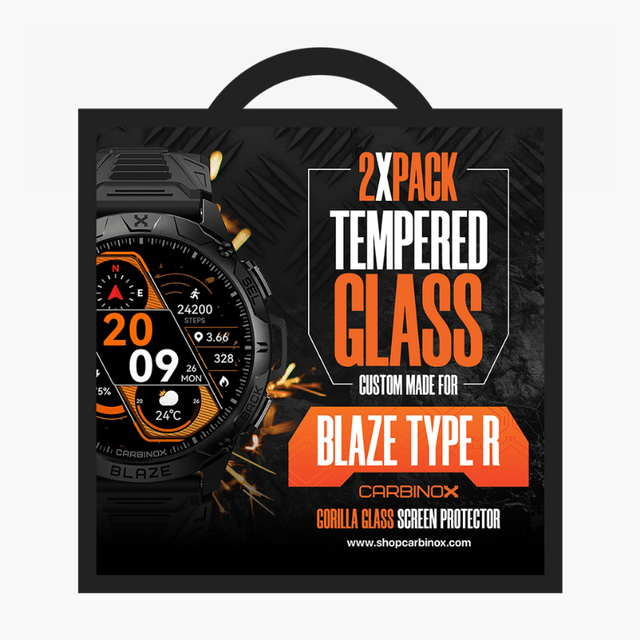 Tempered Glass for Carbinox Blaze Type R (Pack of 2)