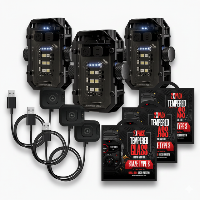 Essentials Trio: 3x Tempered, Cables & Blastbeam