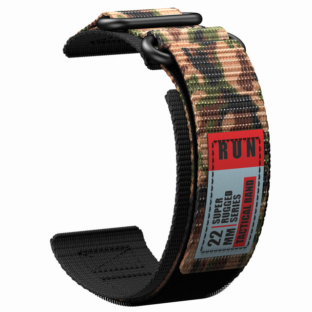 Black Green Apex Band #18 [22mm] - Carbinox 22mm Smartwatch Band