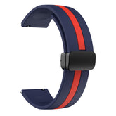 Blue Red Flux Band #27 [22mm] - Carbinox 22mm Smartwatch Band