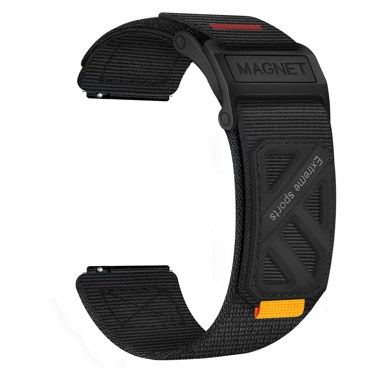 Black White Stripes Vanguard Band #3 [22mm] - Carbinox 22mm Smartwatch Band
