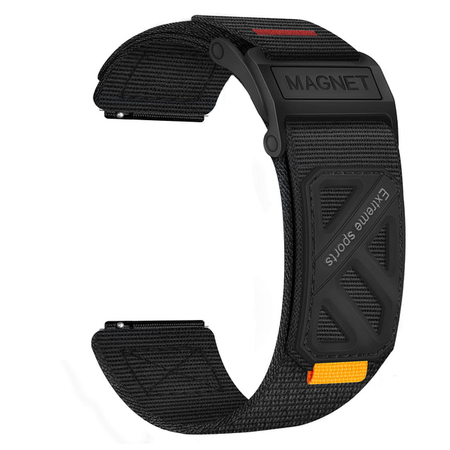 Black White Stripes Vanguard Band #3 [22mm] - Carbinox 22mm Smartwatch Band