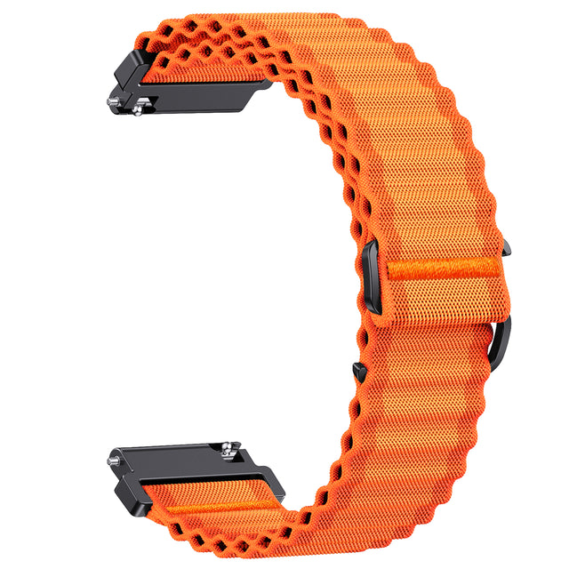 Black Green Apex Band #18 [22mm] - Camouflage Nylon 22mm Smartwatch Band - Image 2