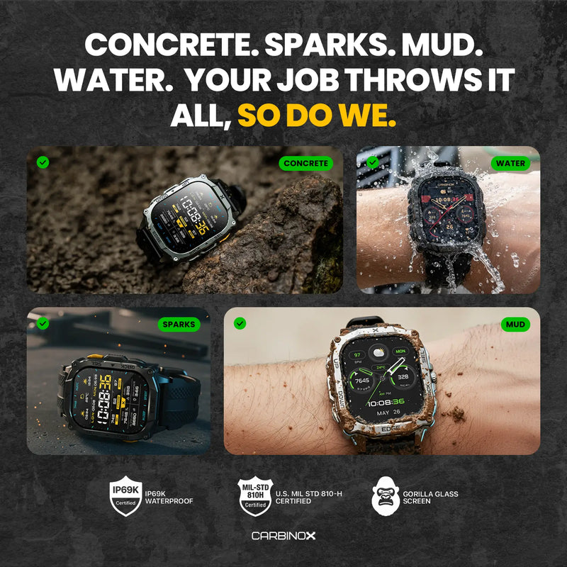 Carbinox Edge – Ultra Rugged Smartwatch