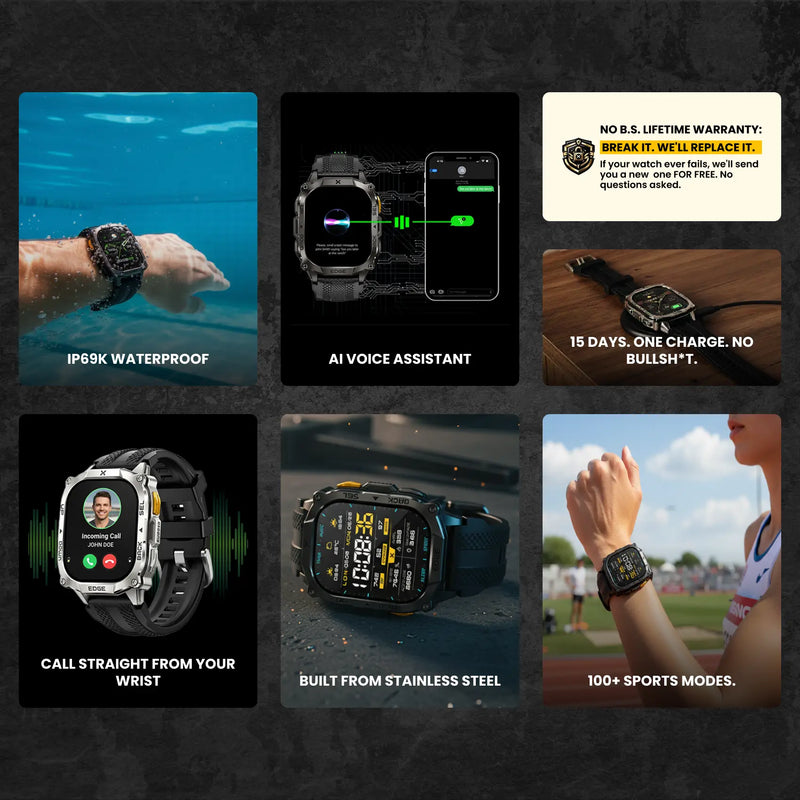 Carbinox Edge – Ultra Rugged Smartwatch